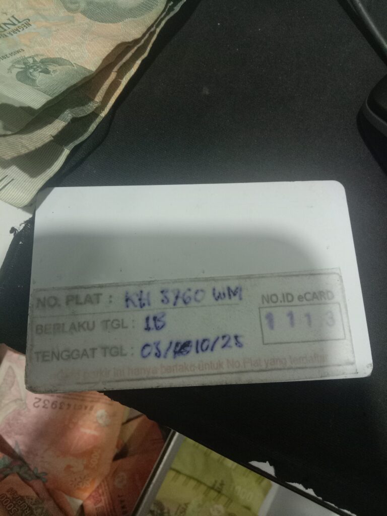 Kartu member kembali id 1113