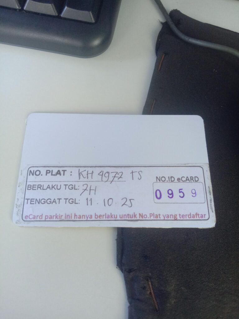 Kartu member kembali id 959