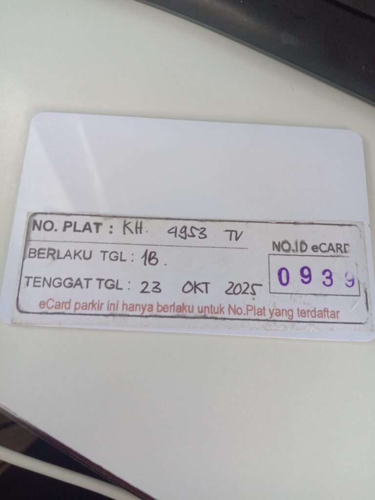 Kartu member kembali id 939