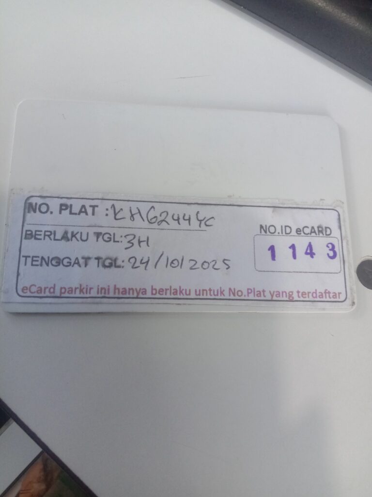 Kartu member kembali id 1143