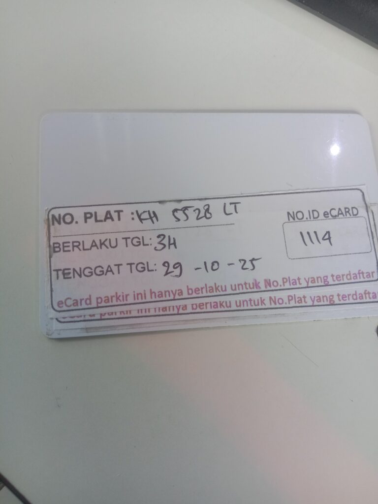 Kartu member kembali id 1114