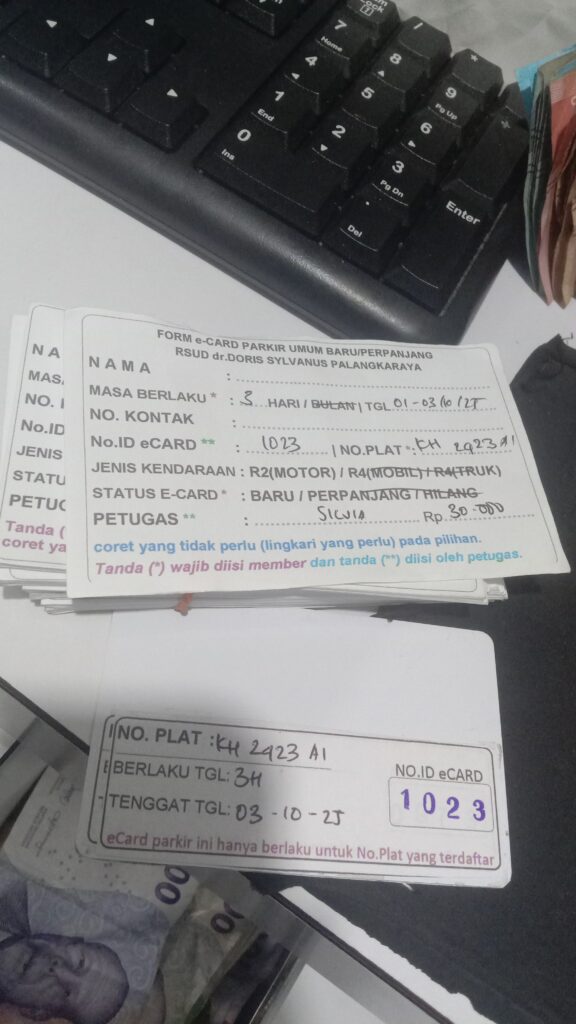 Kartu Member baru id 1023