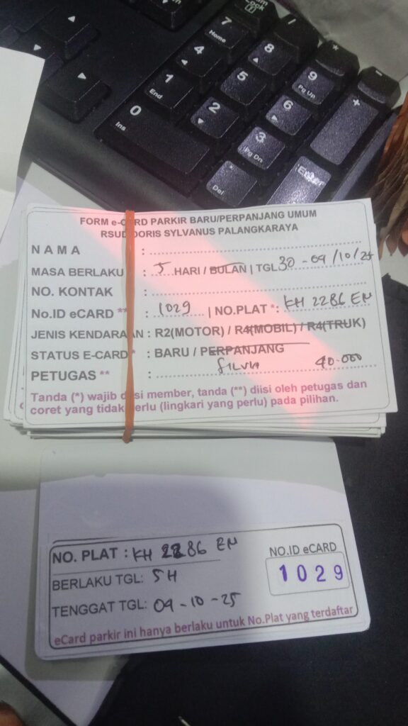 Kartu Member baru id 1029