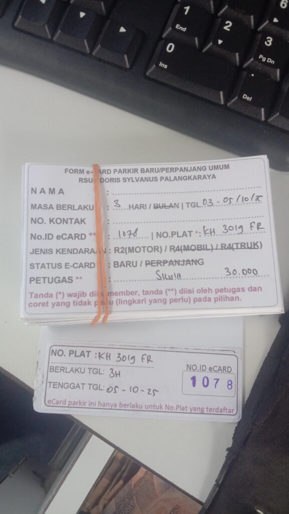 Kartu Member baru id 1078