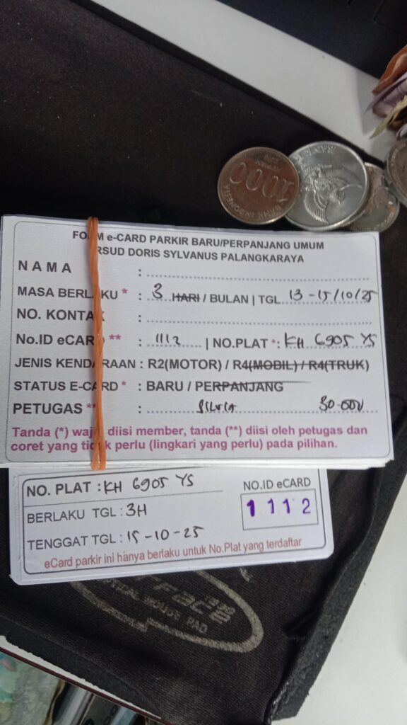 Kartu Member baru id 1112