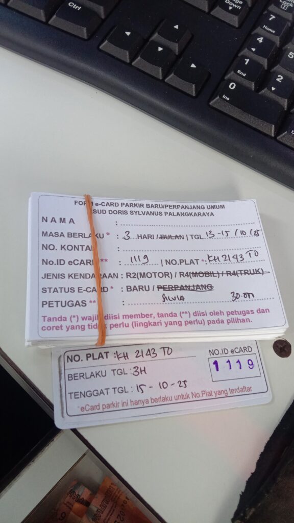 Kartu Member baru id 1119