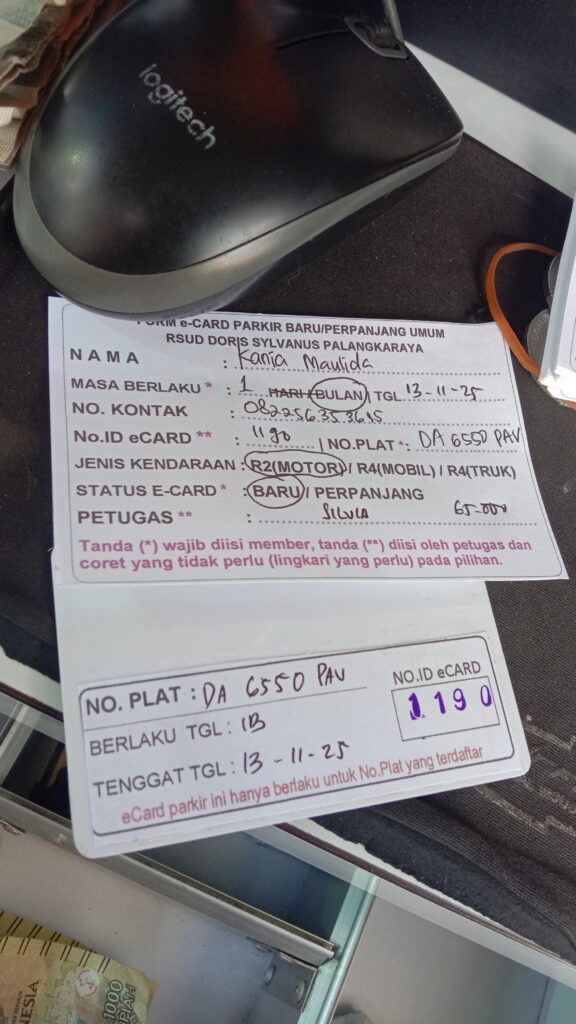 Kartu Member baru id 1190