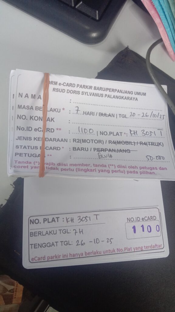 Kartu Member baru id 1100