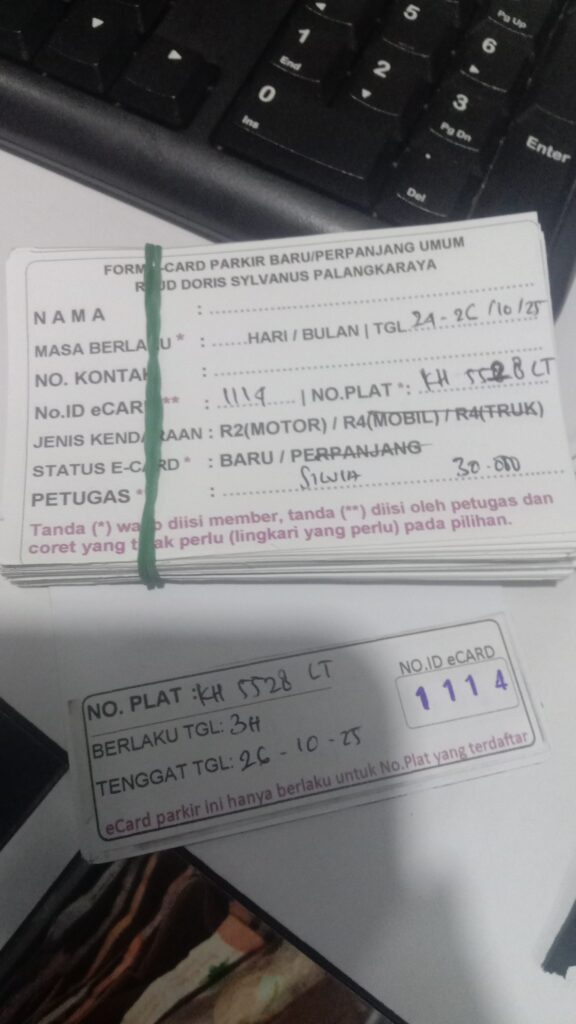 Kartu Member baru id 1114