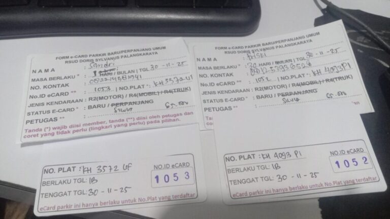 Kartu Member baru id 1052, 1053