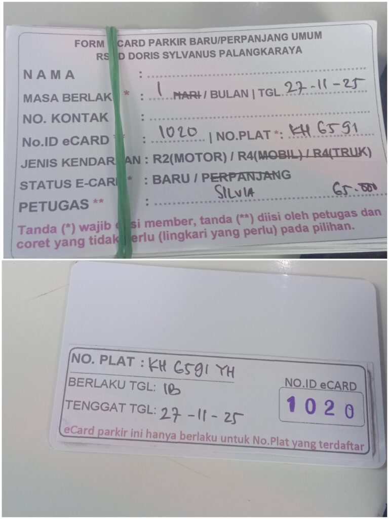 Kartu Member baru id 1020