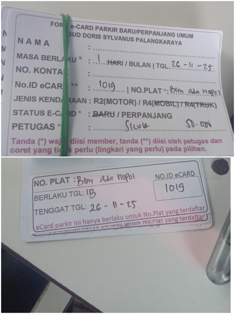 Kartu Member perpanjang id 1019