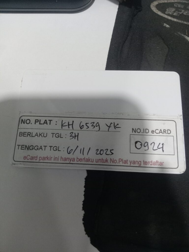 Kartu member kembali id 924