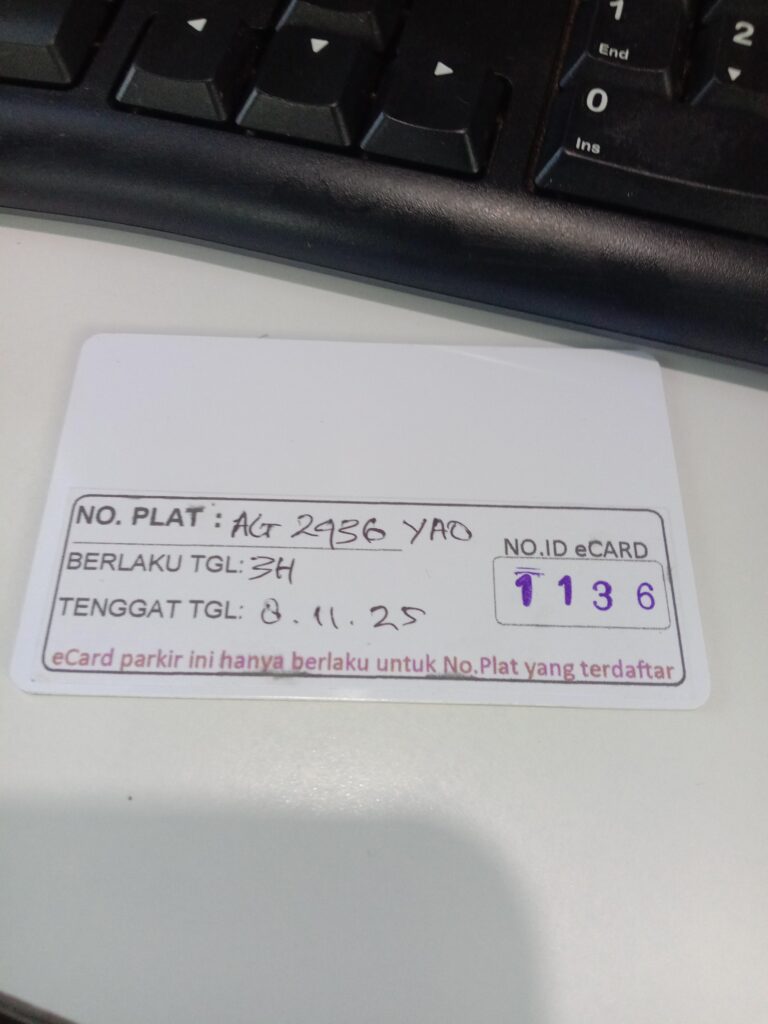 Kartu member kembali id 1136