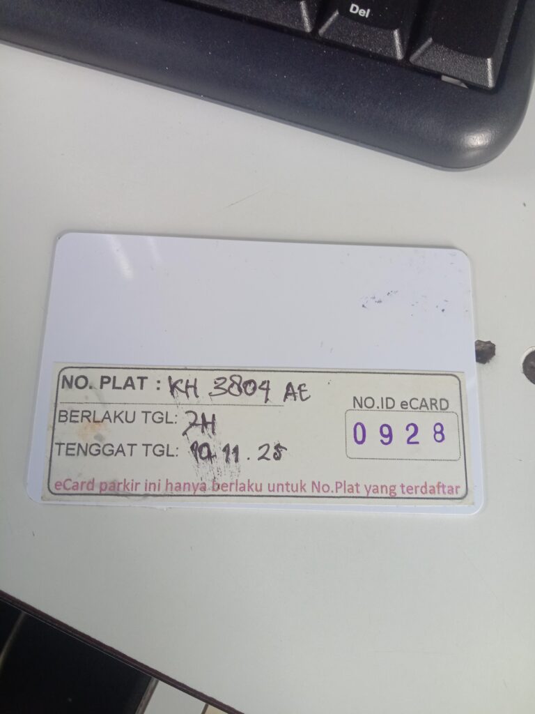 Kartu member kembali id 928