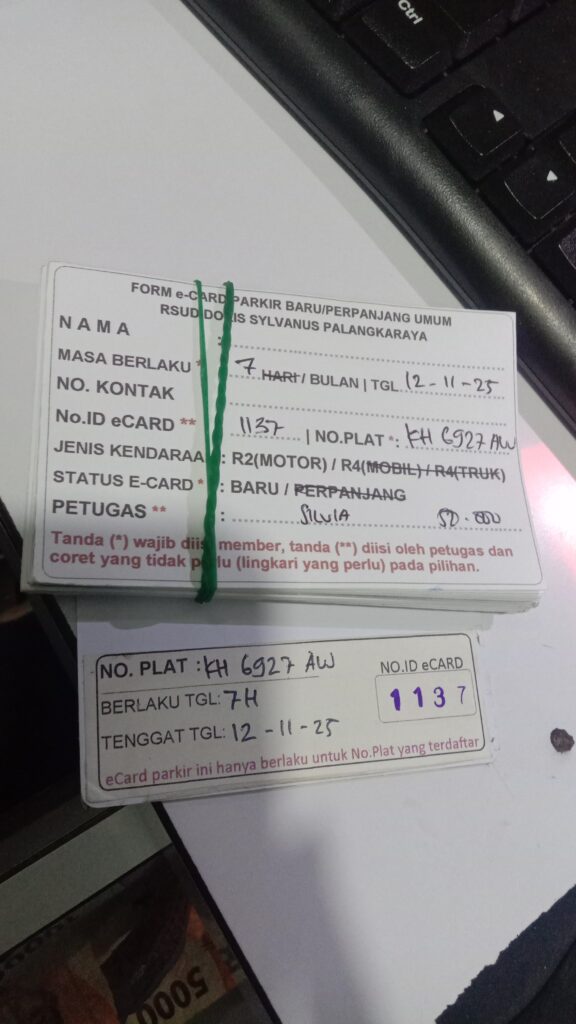 Kartu Member baru id 1137