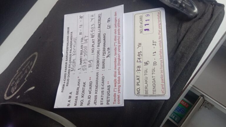 Kartu Member baru id 1119