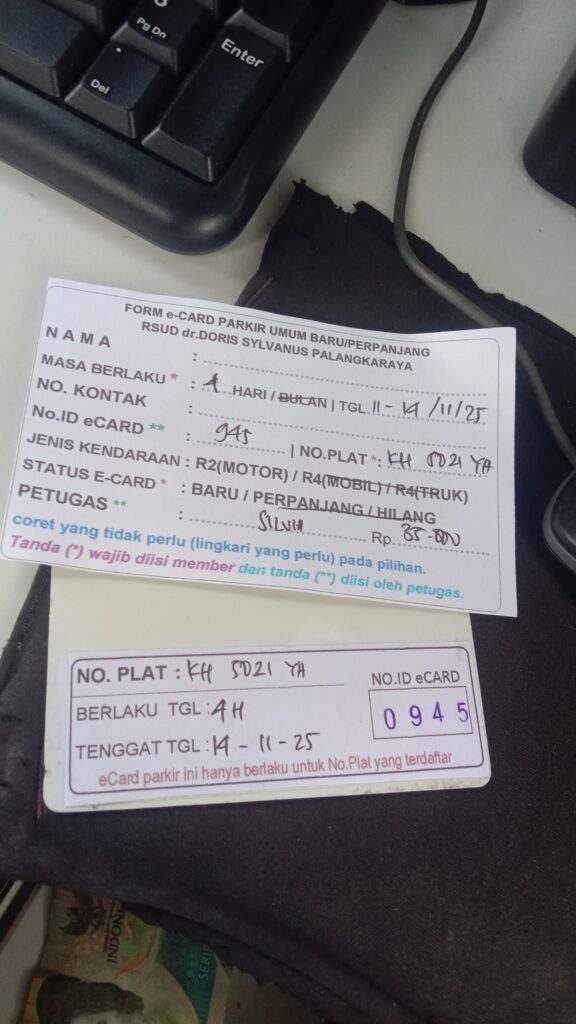 Kartu Member baru id 945