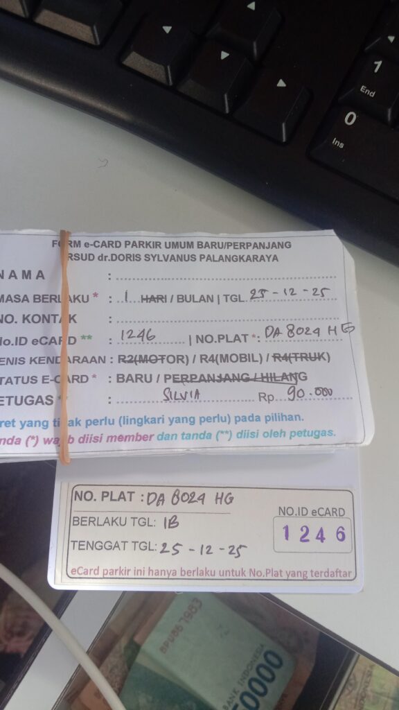 Kartu Member baru id 1246