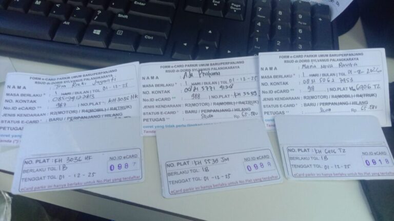 Kartu Member baru id 987, 988, 918