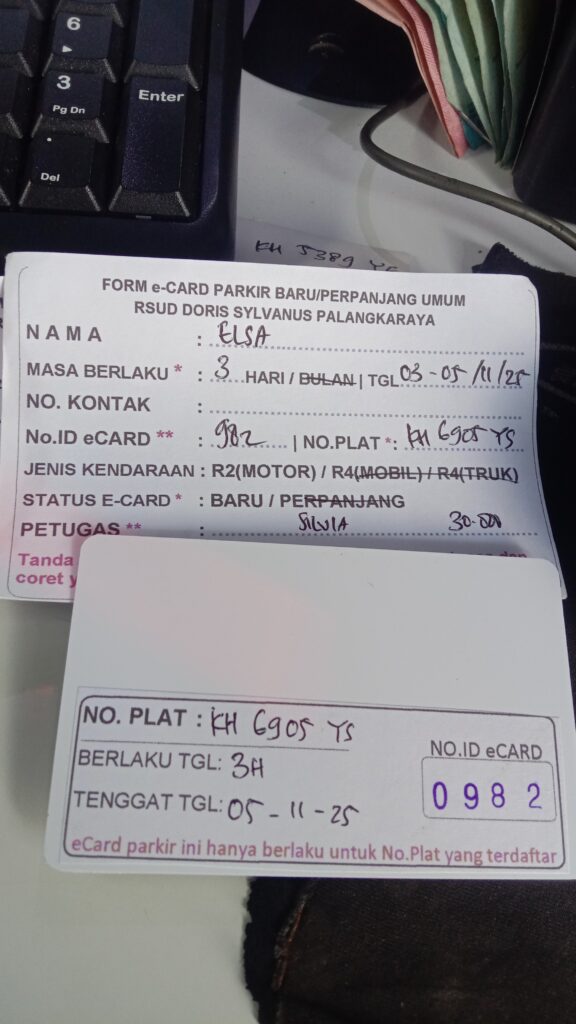 Kartu Member baru id 982