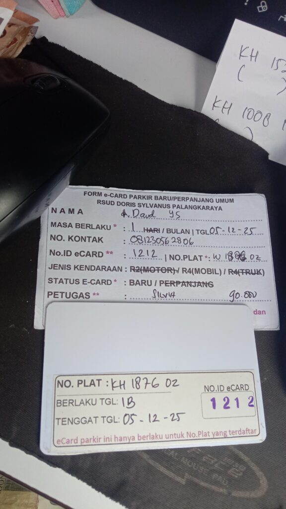 Kartu Member baru id 1212