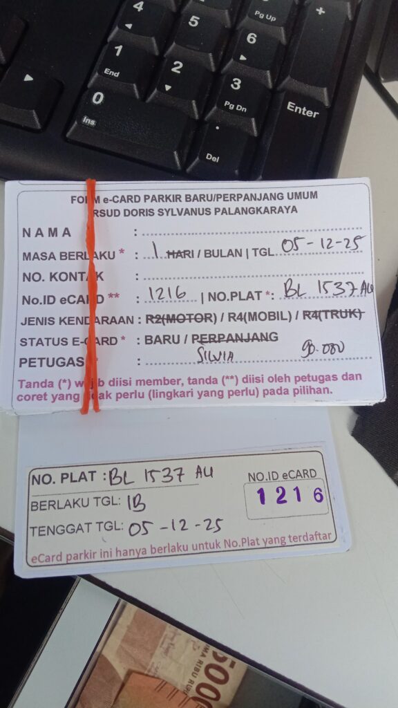 Kartu Member baru id 1216