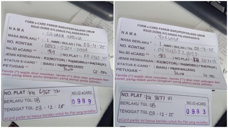 Kartu Member baru id 989, 983