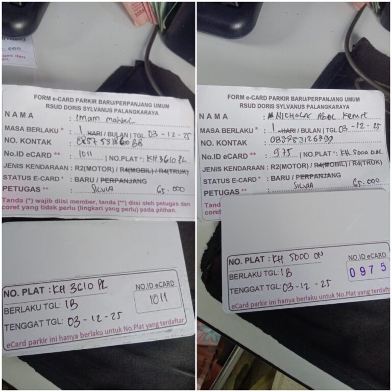 Kartu Member baru id 1011, 975