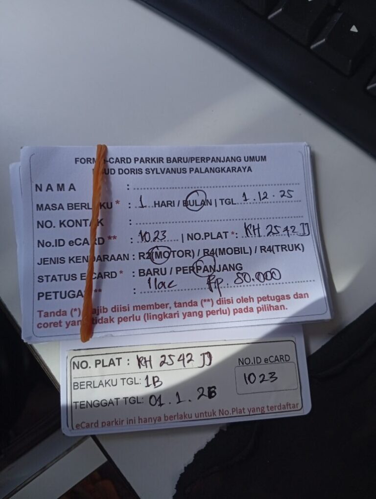 Kartu Member Perpanjang id 1023