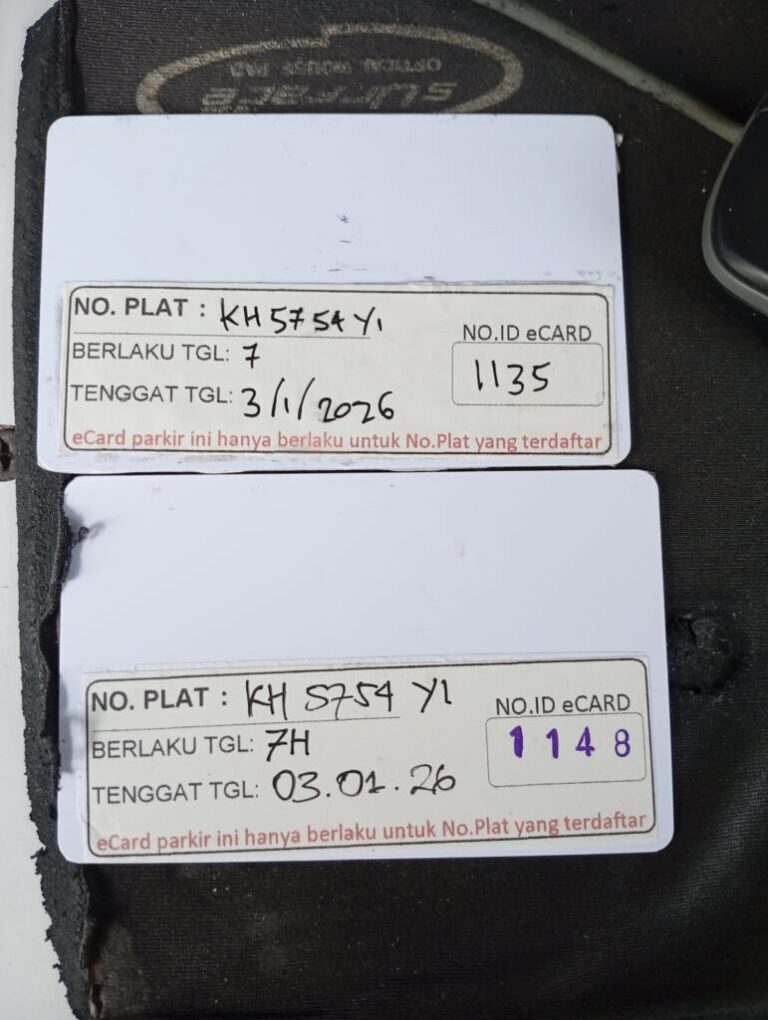 GANTI KARTU ID 1135 KE 1148