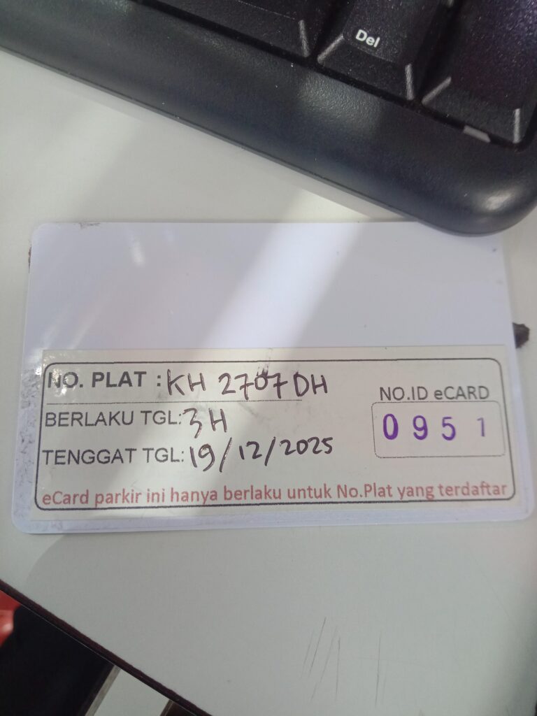 Kartu member kembali id 951