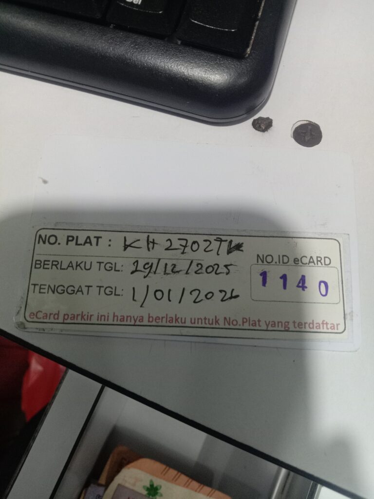 Kartu member kembali id 1140