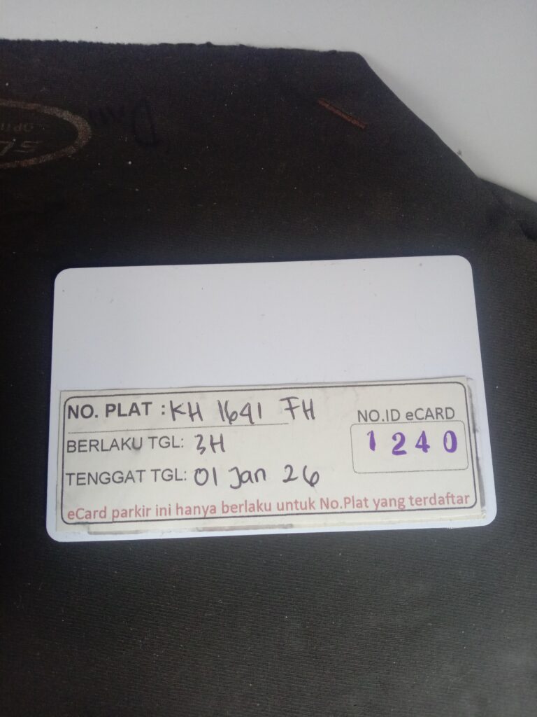 Kartu member kembali id 1240