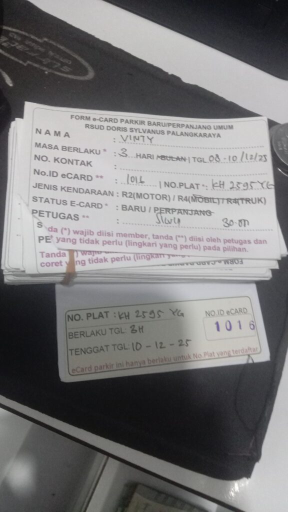 Kartu Member baru id 1016