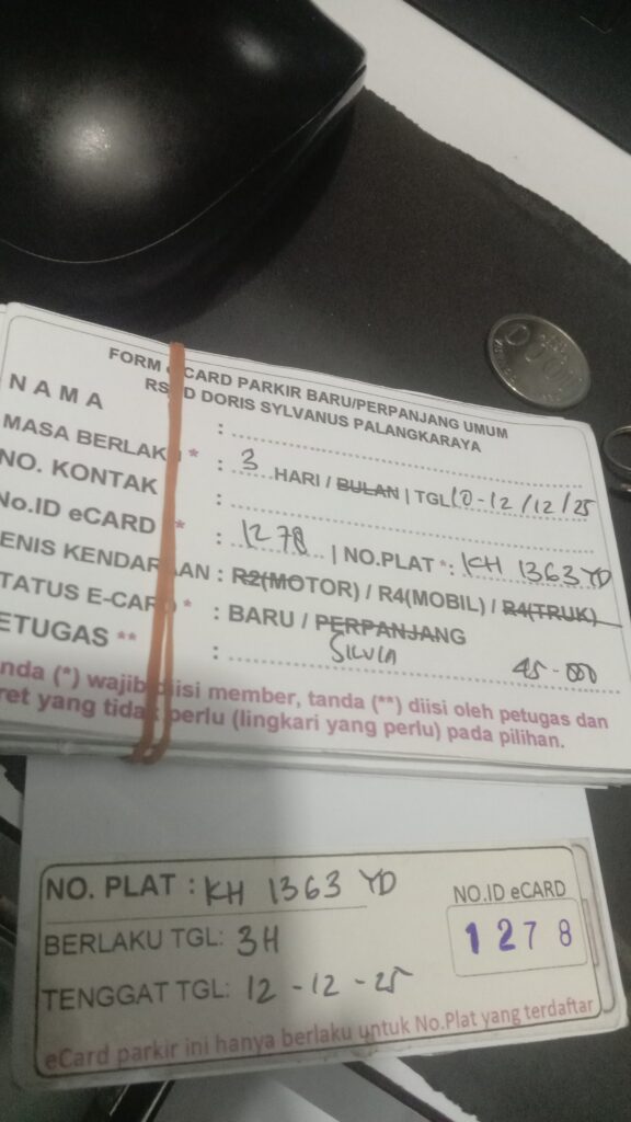 Kartu Member baru id 1278