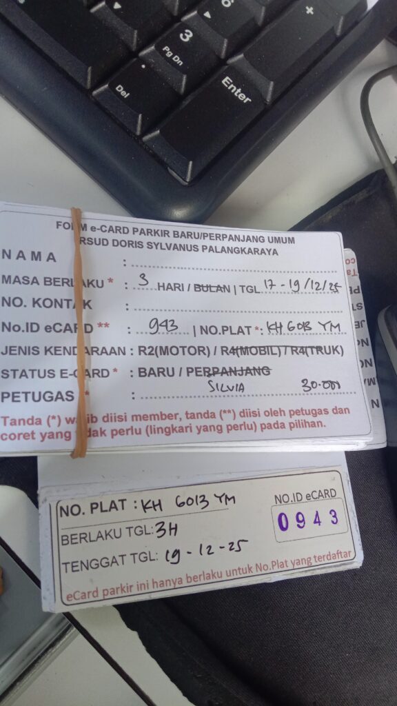 Kartu Member baru id 943