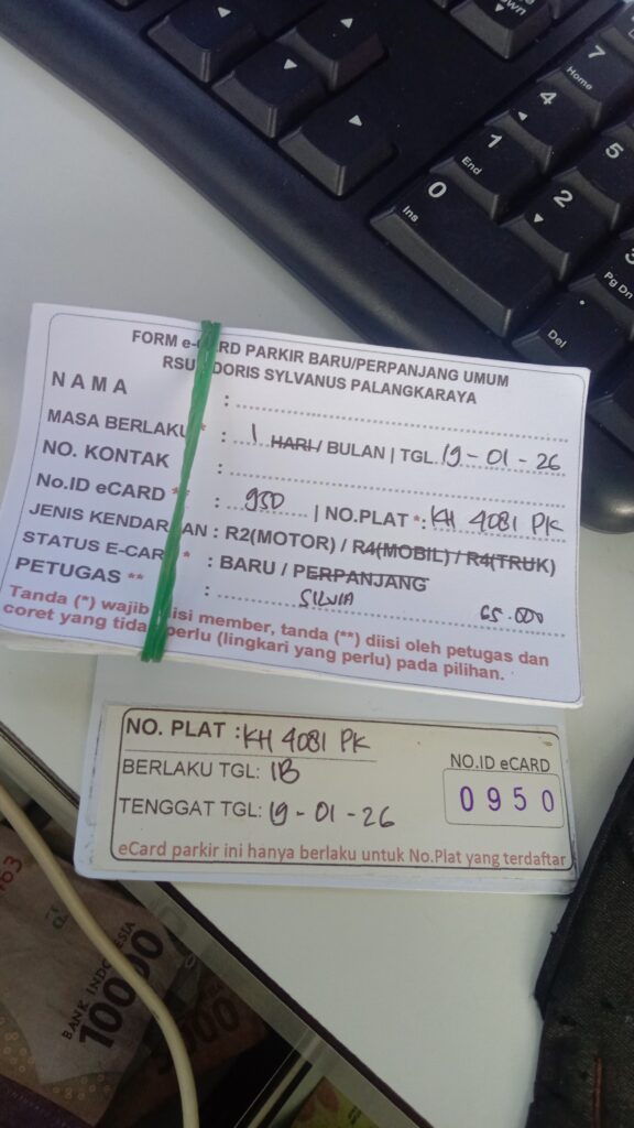 Kartu Member baru id 950