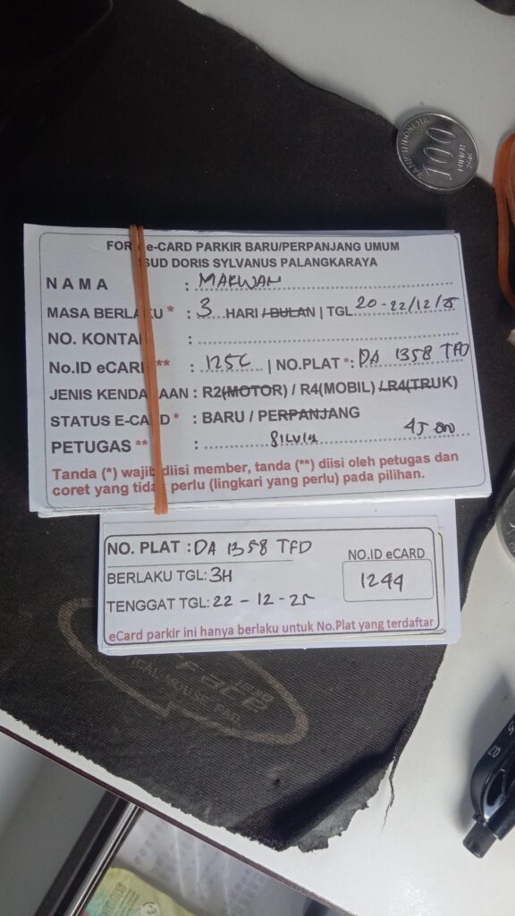 Kartu Member baru id 1256