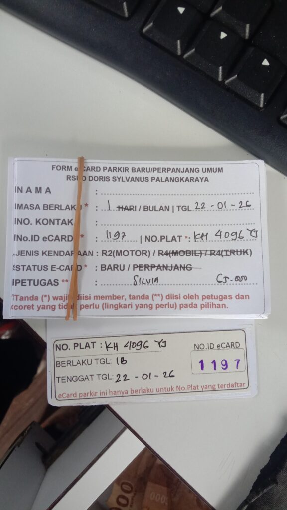 Kartu Member baru id 1197