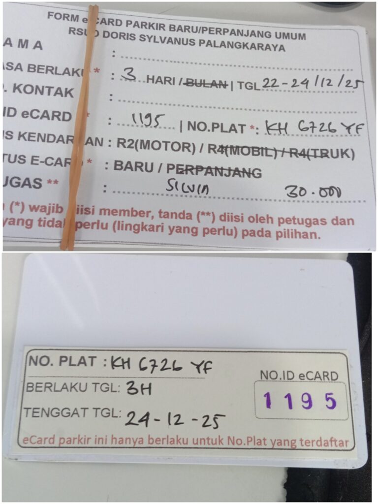 Kartu Member baru id 1195