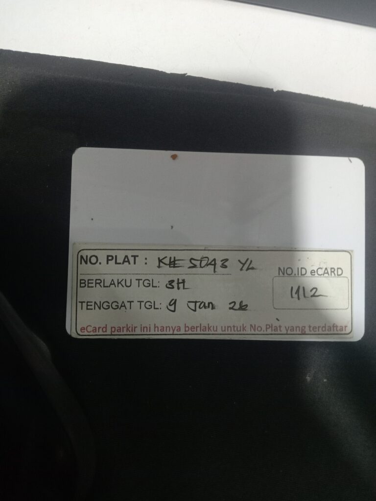 Kartu member kembali id 1112