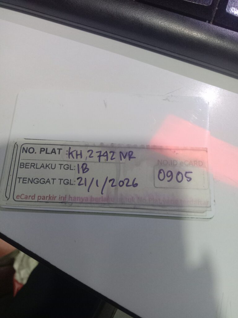 Kartu member kembali id 905