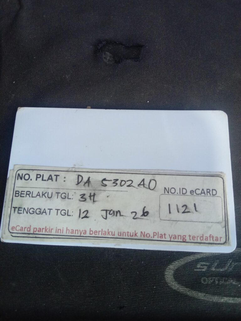 Kartu member kembali id 1121