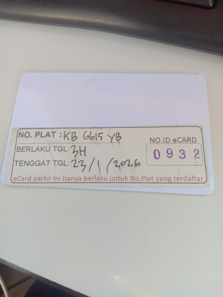 Kartu member kembali id 932