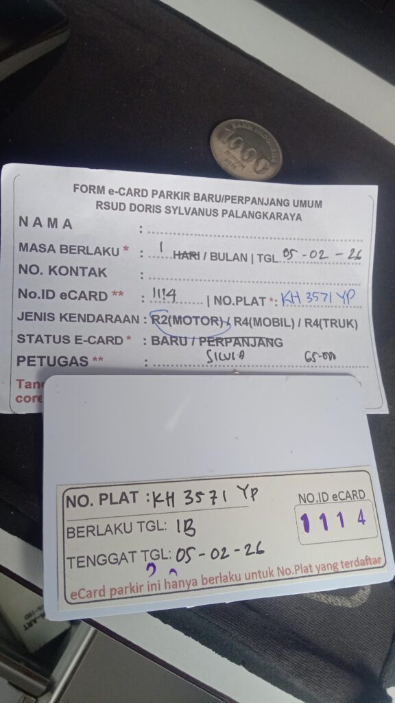 Kartu Member baru id 1114