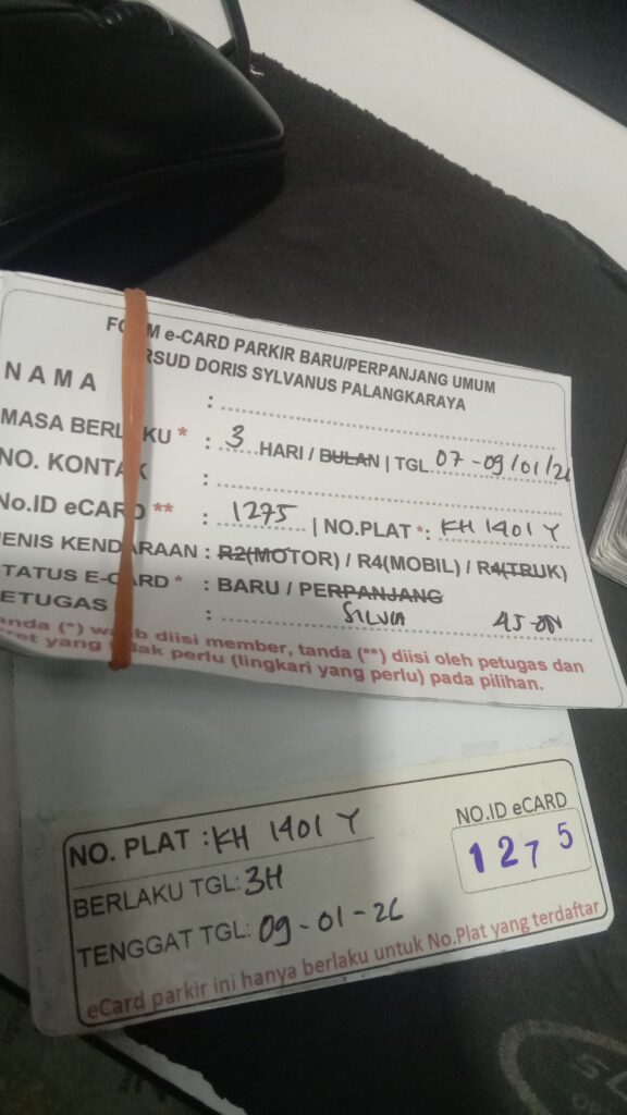 Kartu Member baru id 1275