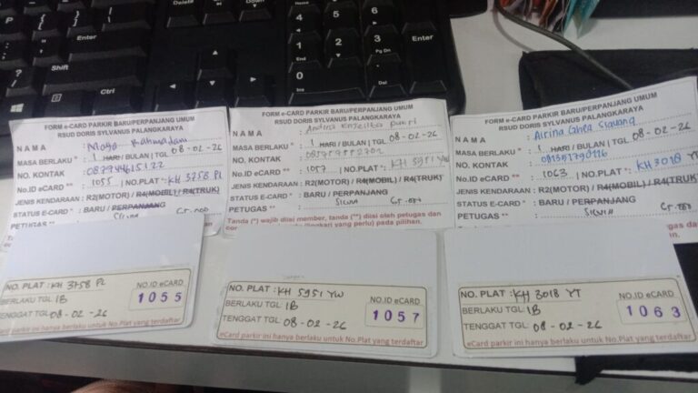 Kartu Member baru id 1055, 1063, 1057