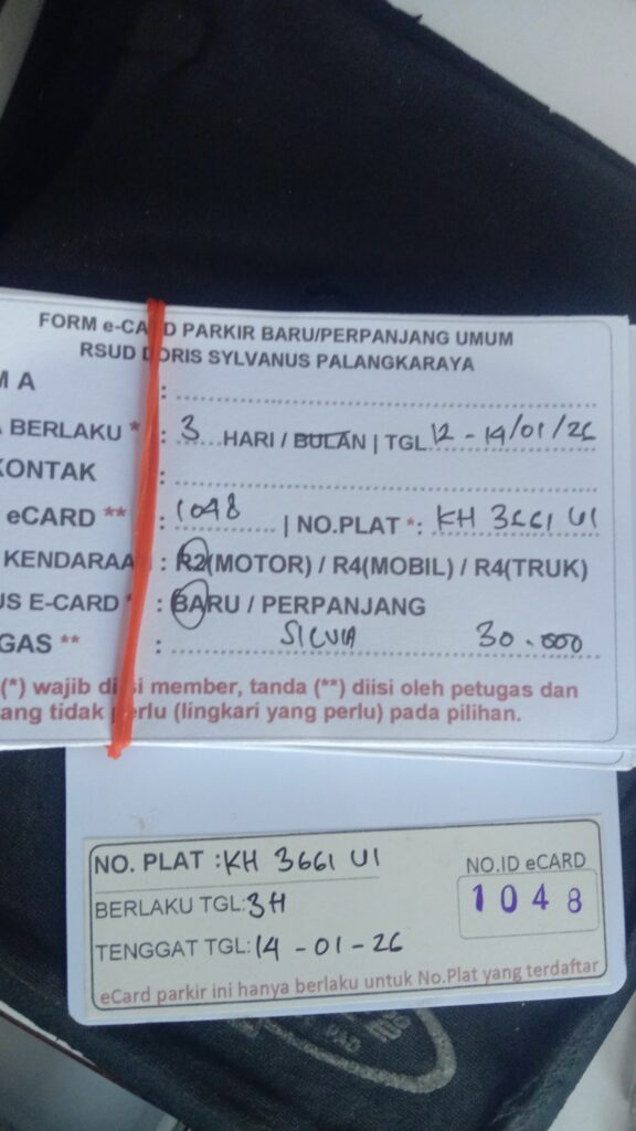 Kartu Member baru id 1048