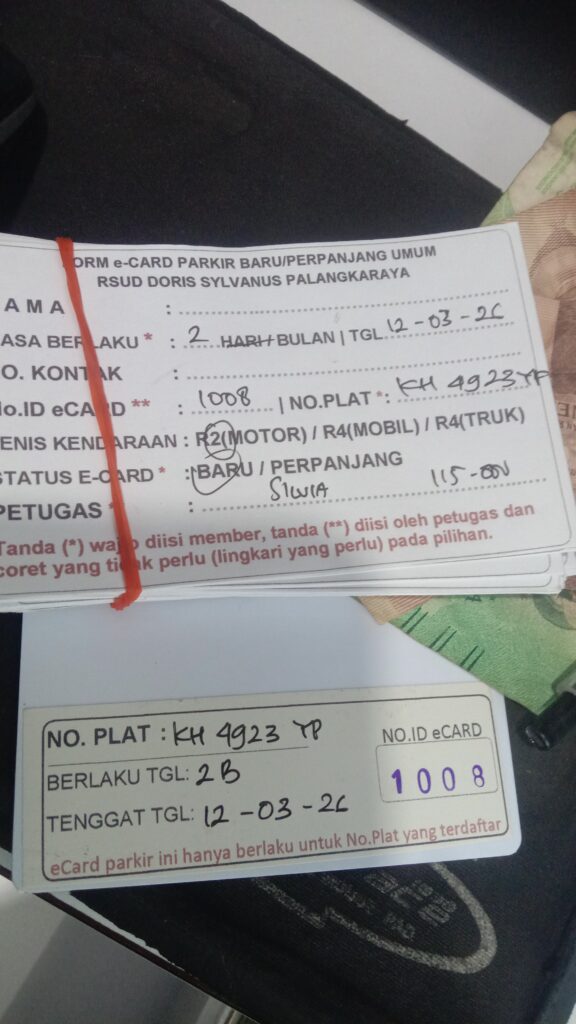 Kartu Member baru id 1008